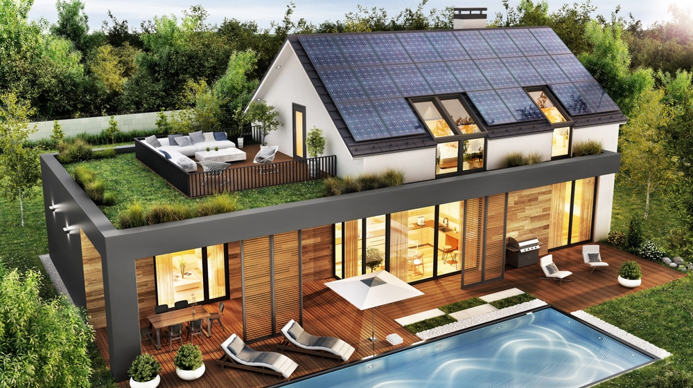 Eco-friendly/Sustainable Home Design: Eco-Roofing Example.