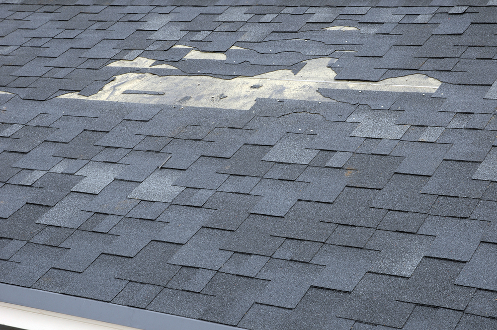 Roofing Problems: Missing or Damages Shingles.
