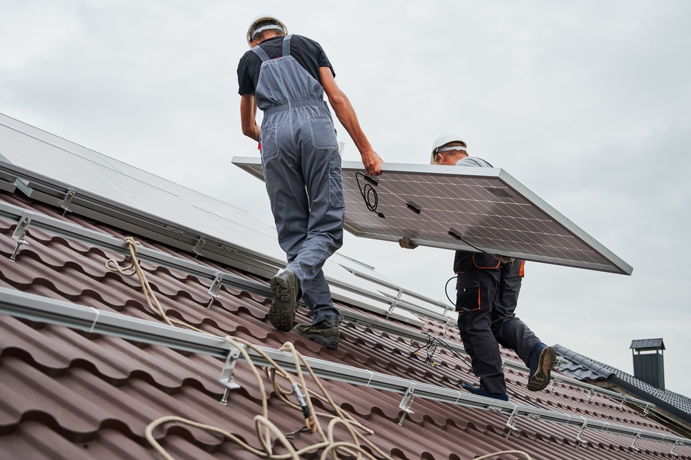 Roofing Services: Solar Power System Installation for Energy Efficiency.